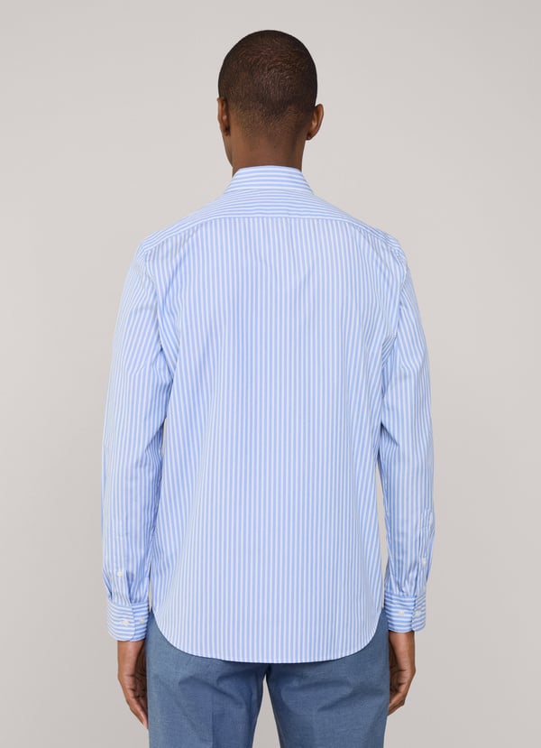 Façonnable Camisa Fil A Fil Rayas Fit Regular