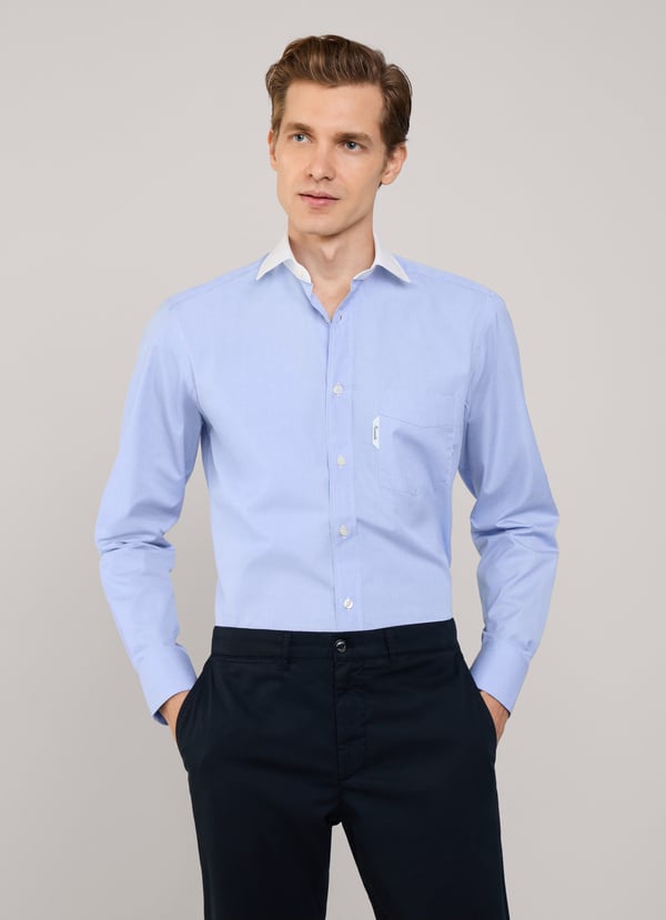 Façonnable Camisa Filafil Fit Regular