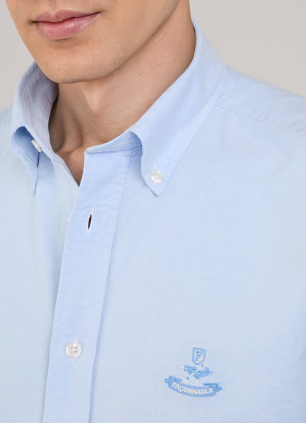 Façonnable Camisa Fit Regular Oxford
