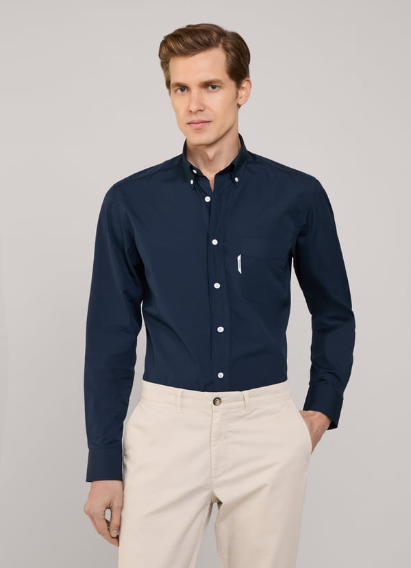 Façonnable Camisa Fit Regular Popelín