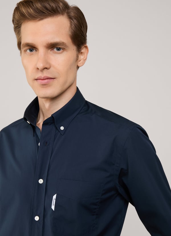 Façonnable Camisa Fit Regular Popelín