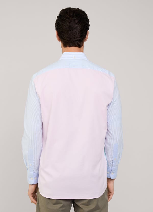 Façonnable Camisa Oxford Rayas Fit Regular