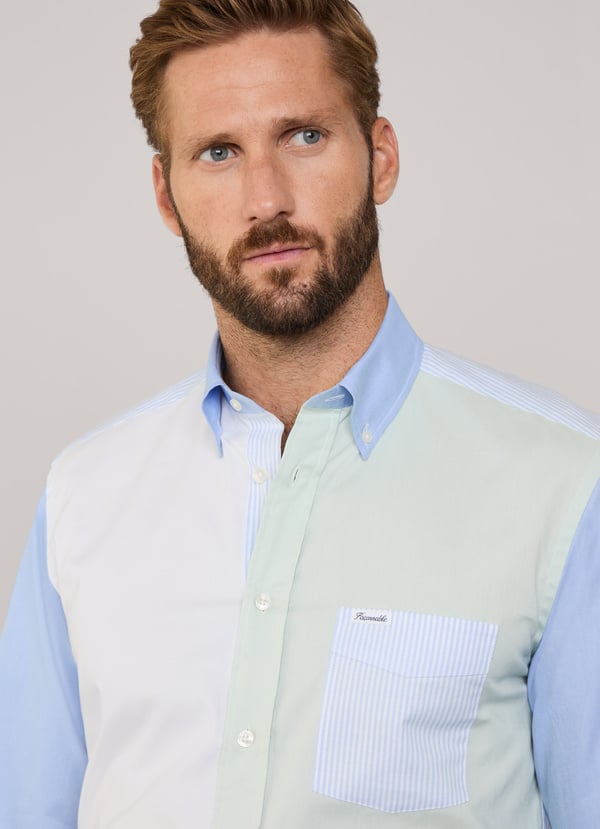 Façonnable Camisa Pinpoint Fit Regular