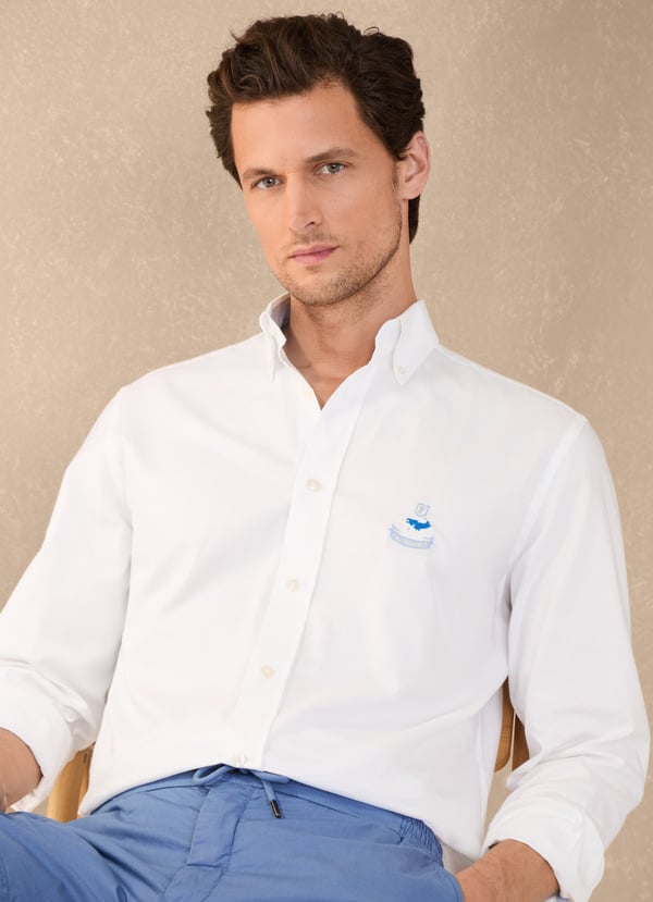 Façonnable camisa pinpoint fit regular