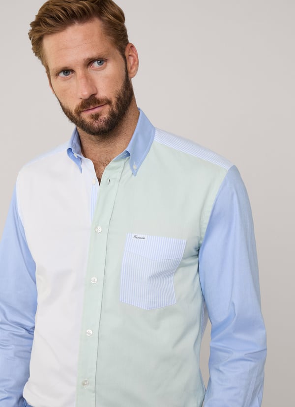 Façonnable camisa pinpoint fit regular