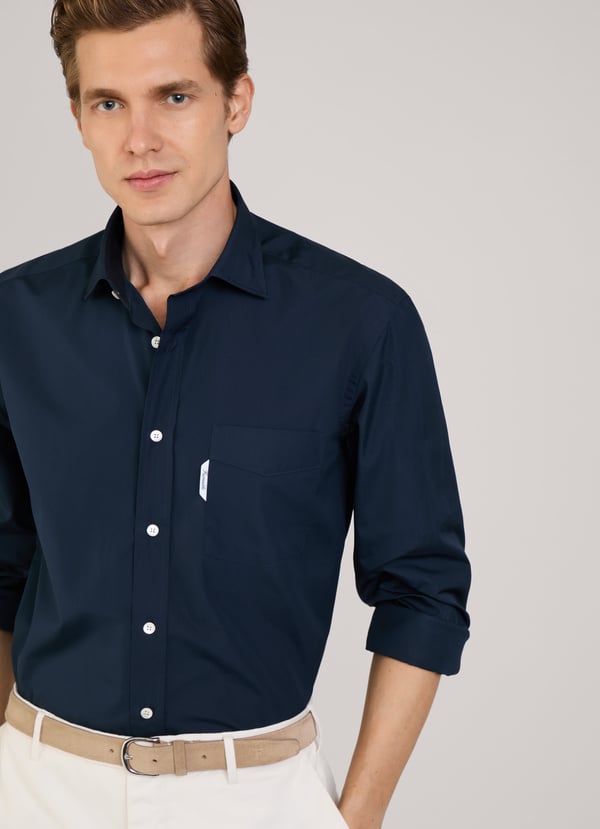 Façonnable camisa popelín 120 hilos fit regular