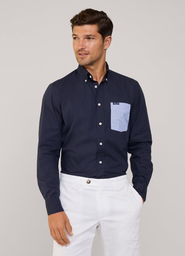 Façonnable Camisa Popelín Fit Regular