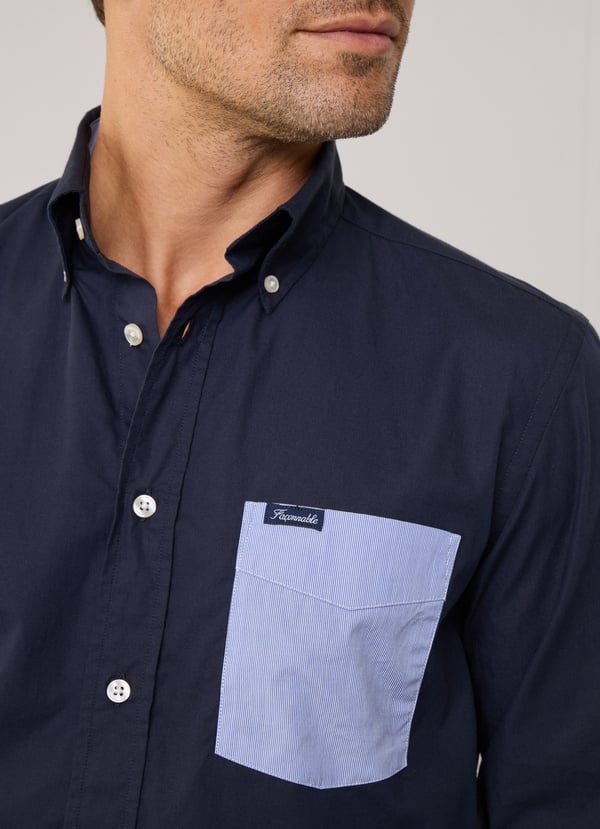 Façonnable Camisa Popelín Fit Regular