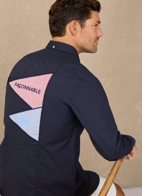 Façonnable camisa popelín fit regular