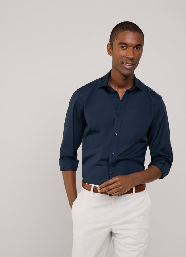 Façonnable camisa popelín fit regular