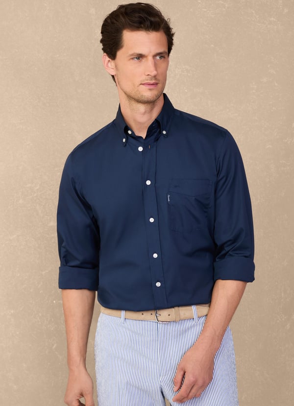 Façonnable camisa popelín fit regular