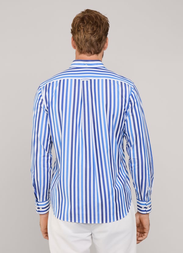 Façonnable Camisa Popelín Rayas Toldo Fit Regular