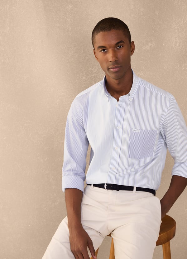 Façonnable camisa rayas fit regular