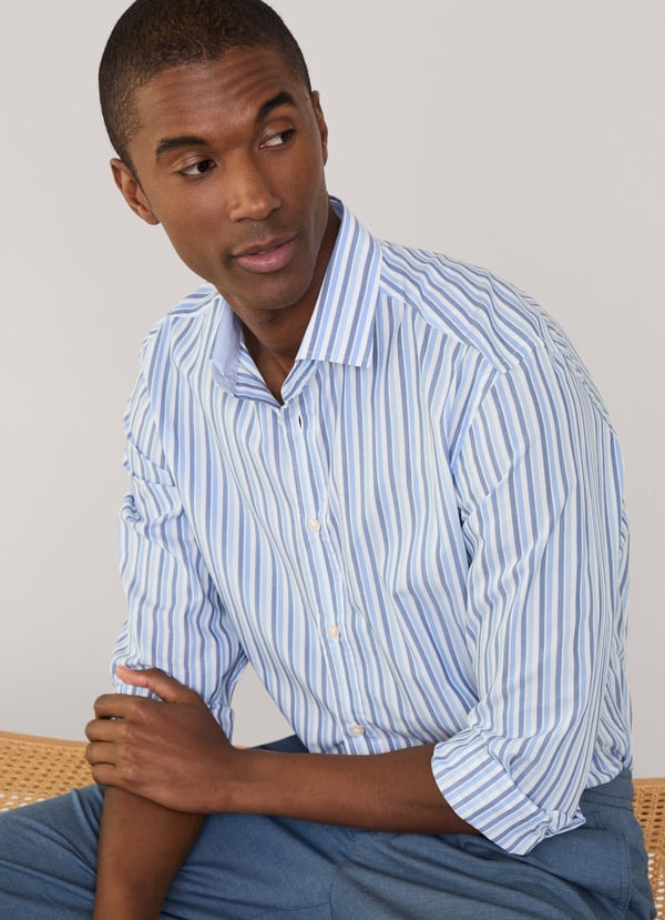 Façonnable camisa rayas fit regular