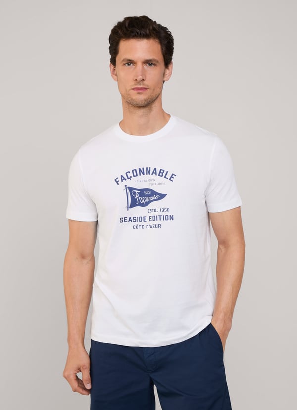 Façonnable Camiseta Banderín Fit Regular