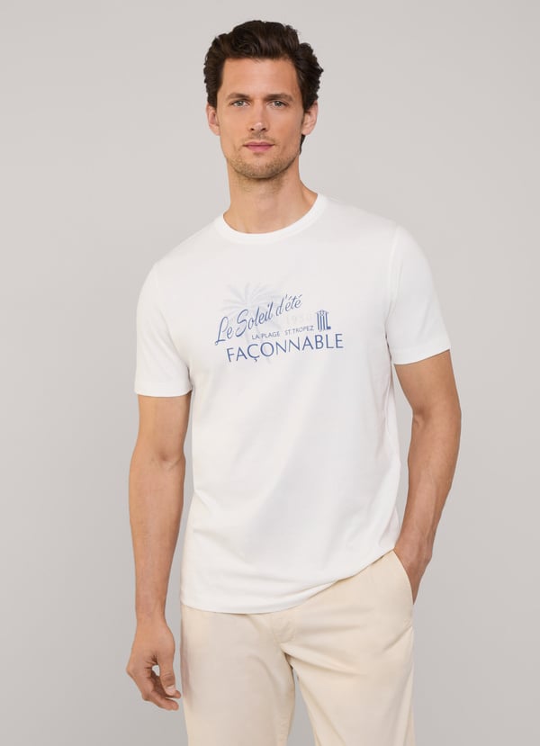 Façonnable Camiseta Palmera Fit Regular