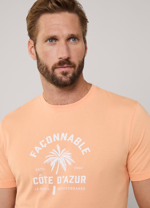 Façonnable Camiseta Palmera Fit Regular