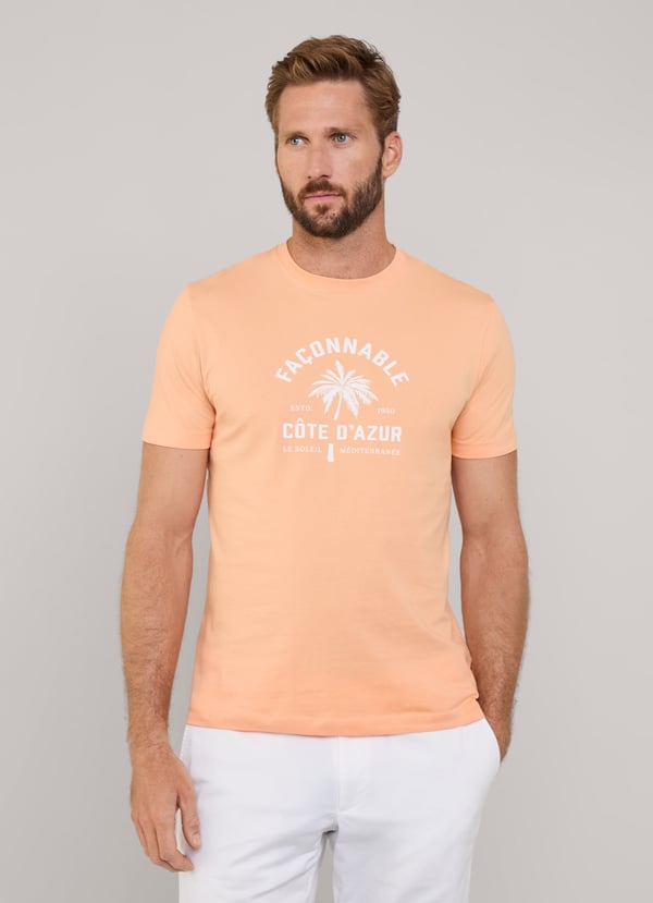 Façonnable Camiseta Palmera Fit Regular