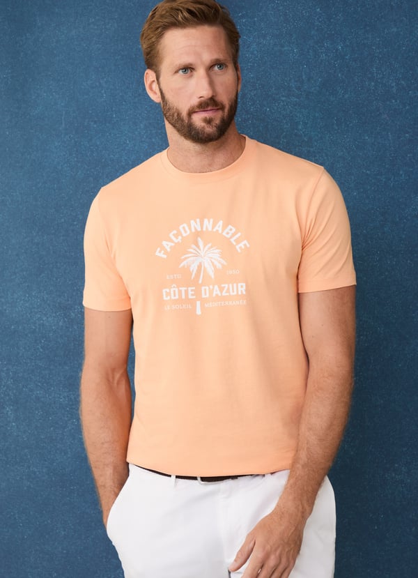 Façonnable camiseta palmera fit regular