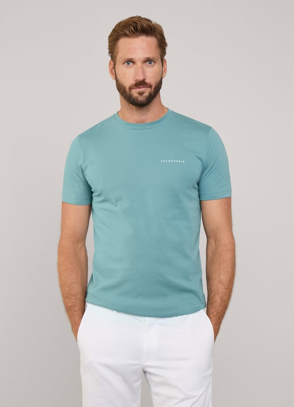 Façonnable Camiseta Palmera Fit Regular