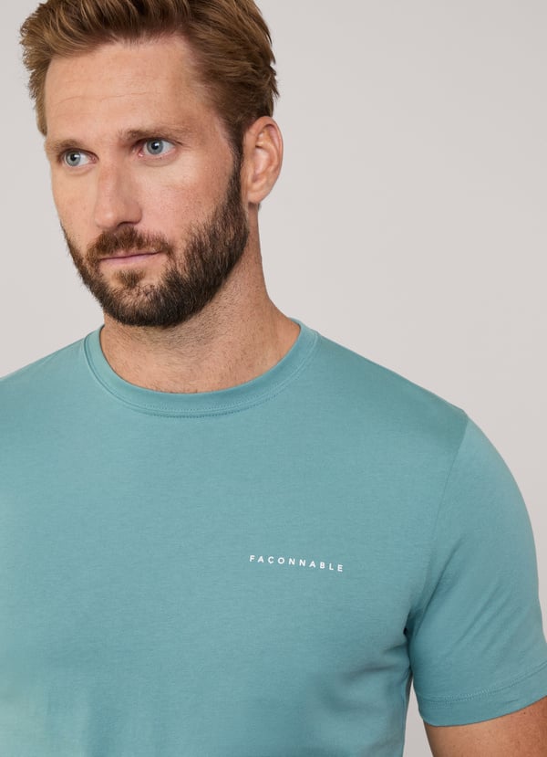 Façonnable Camiseta Palmera Fit Regular