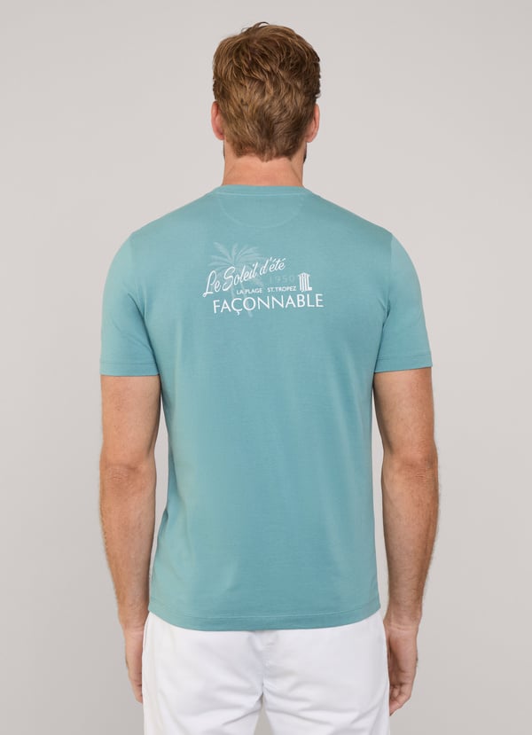 Façonnable Camiseta Palmera Fit Regular