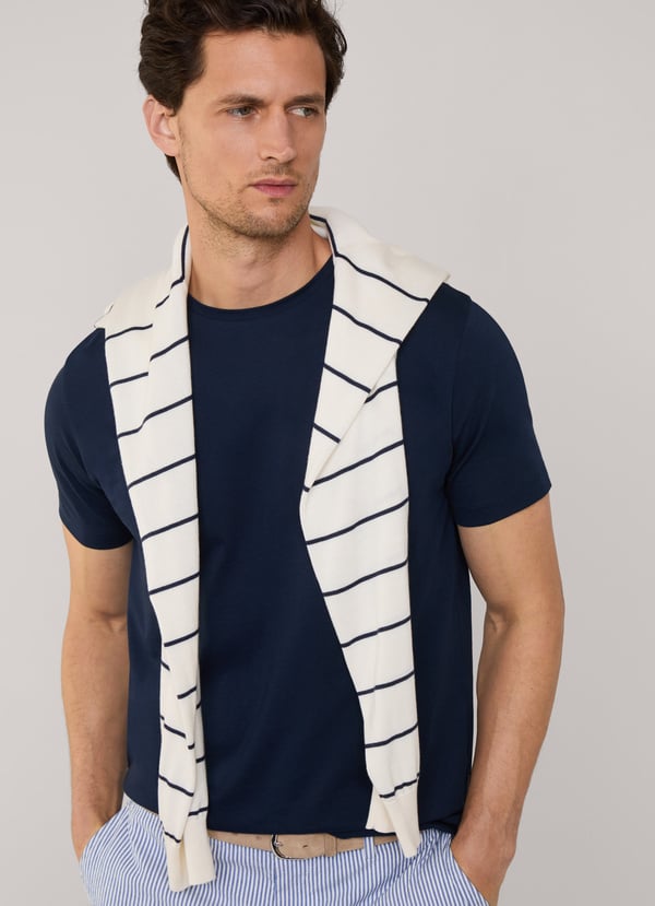 Façonnable camiseta pima fit regular