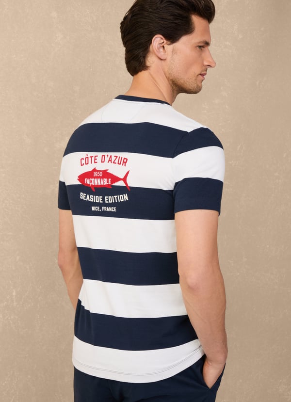 Façonnable camiseta rayas fit regular