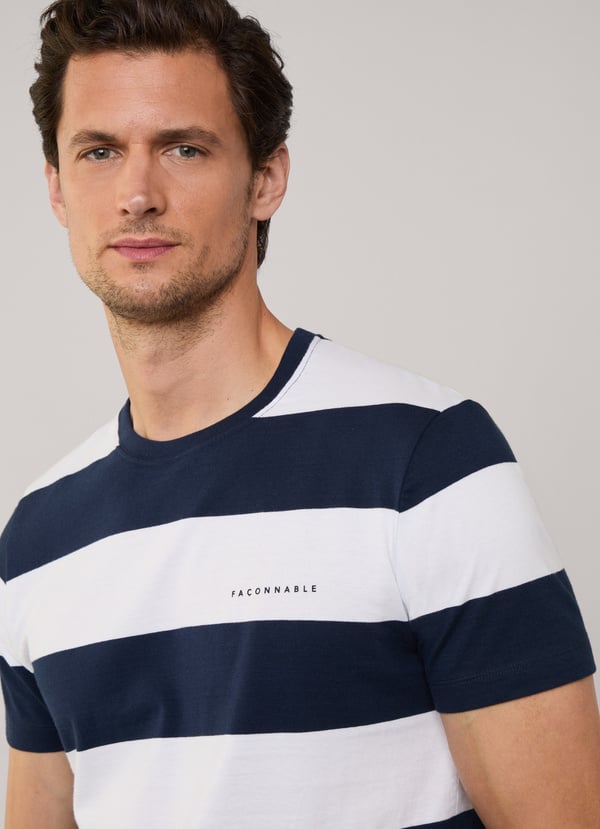 Façonnable Camiseta Rayas Fit Regular