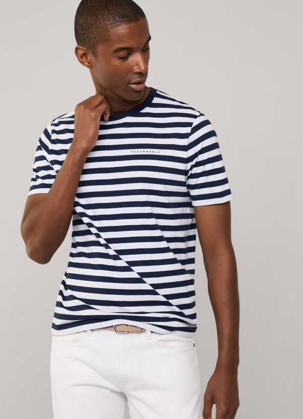 Façonnable camiseta rayas náuticas fit regular