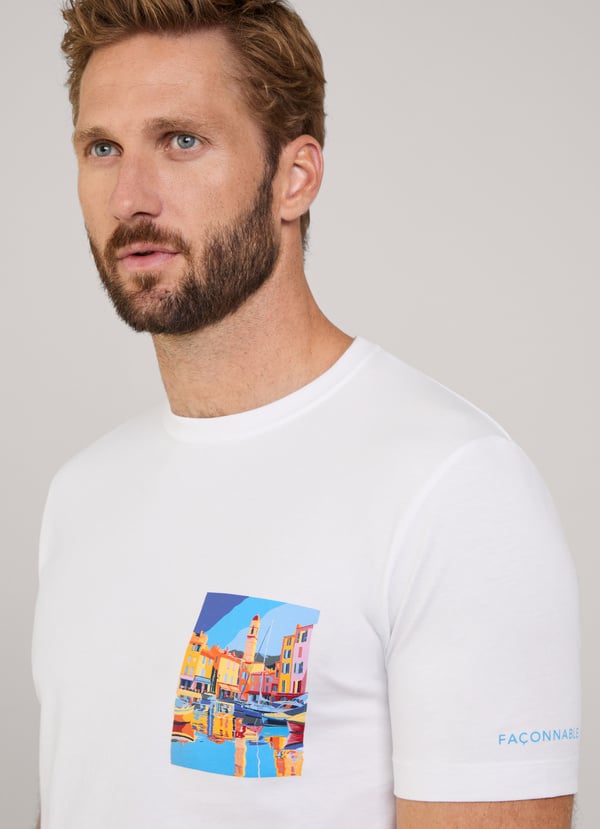 Façonnable Camiseta Saint Tropez Fit Regular