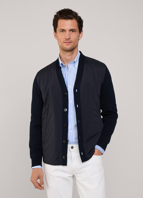 Façonnable Cárdigan Híbrido Cierre De Botones