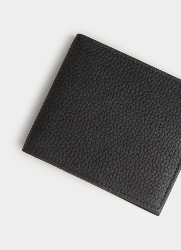 Façonnable Cartera Plegable De Piel