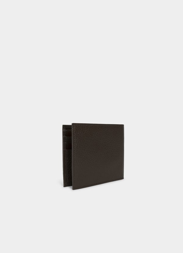 Façonnable Cartera Plegable De Piel