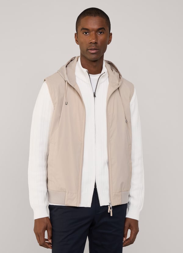 Façonnable Chaleco Híbrido Con Capucha