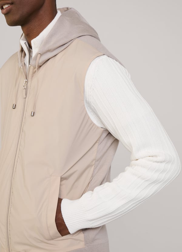 Façonnable Chaleco Híbrido Con Capucha