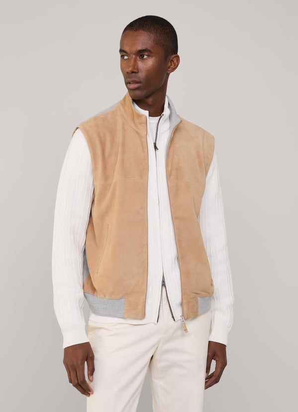 Façonnable Chaleco Híbrido De Ante