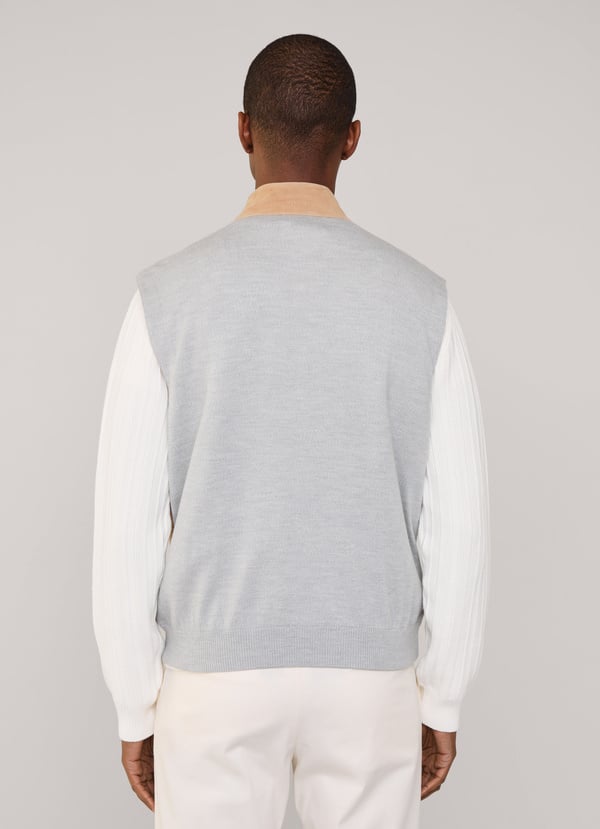 Façonnable Chaleco Híbrido De Ante