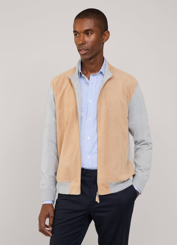 Façonnable Chaqueta Híbrida De Ante