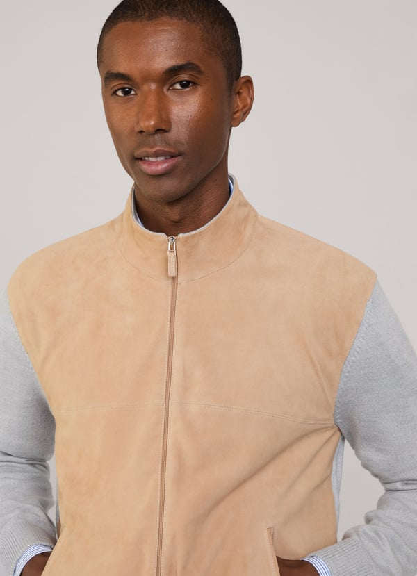 Façonnable Chaqueta Híbrida De Ante