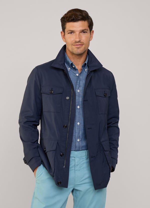 Façonnable Chaqueta Sahariana Cuello Camisero