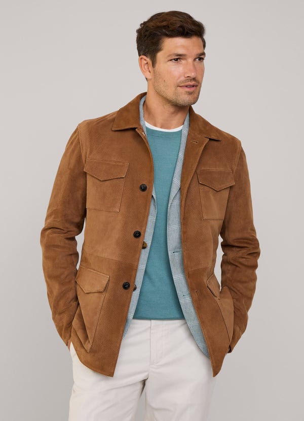 Façonnable Chaqueta Sahariana En Ante