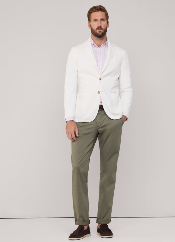 Façonnable chino elástico fit regular