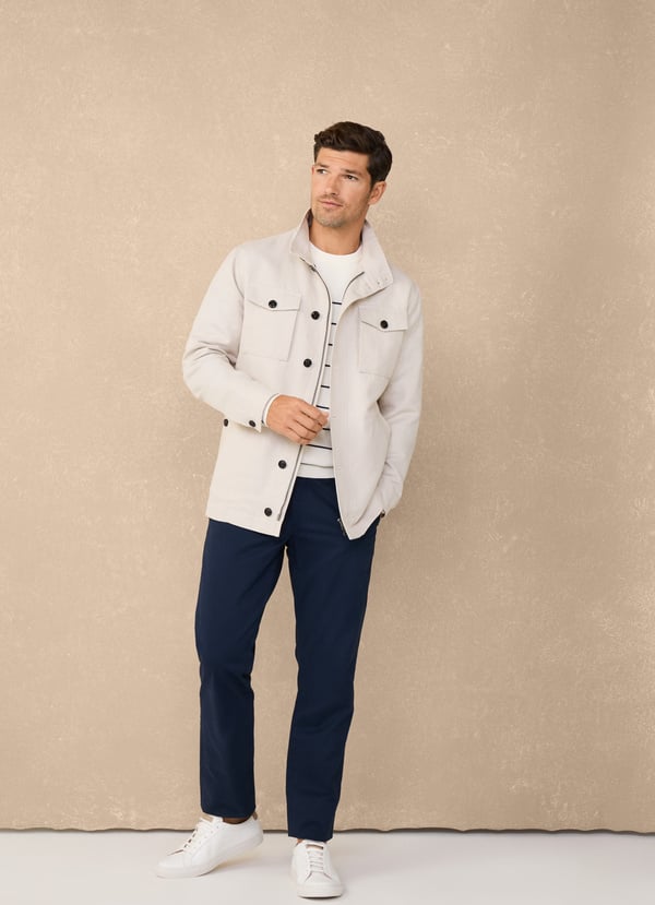 Façonnable chino elástico fit regular