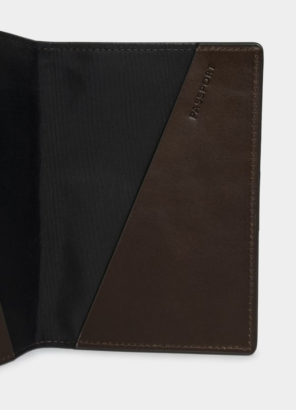 Façonnable Funda Pasaporte De Piel