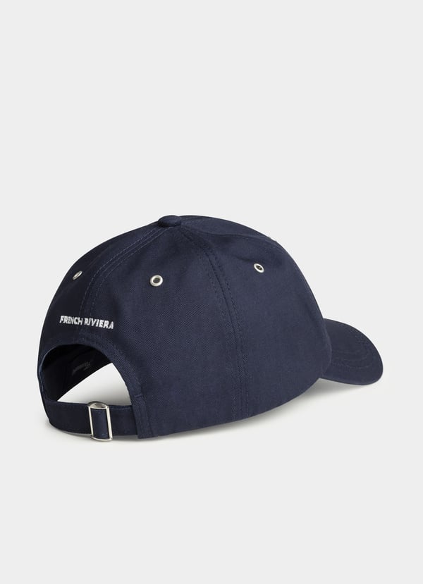Façonnable Gorra De Gabardina Bordada