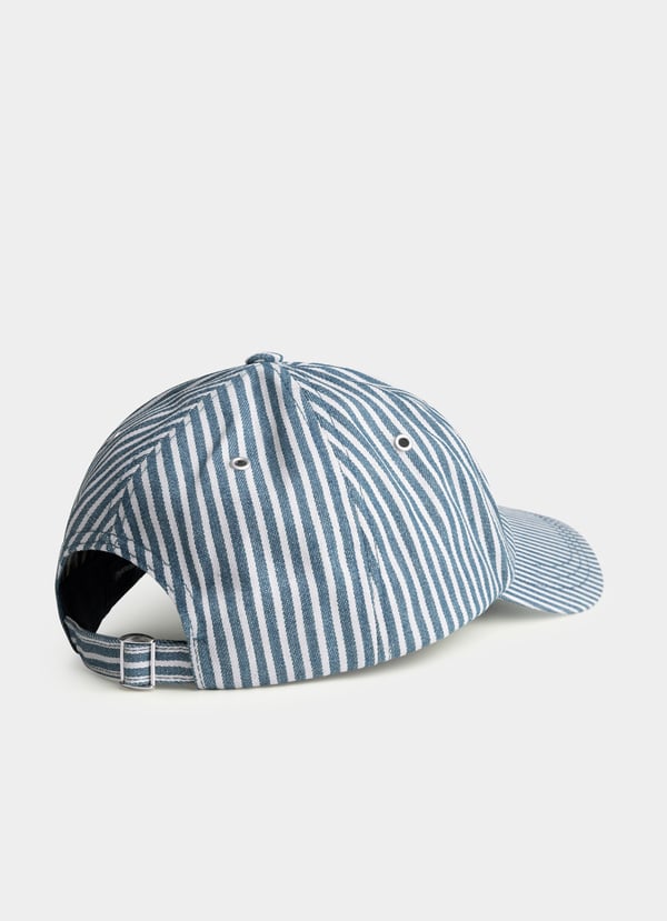 Façonnable Gorra De Rayas Bordada