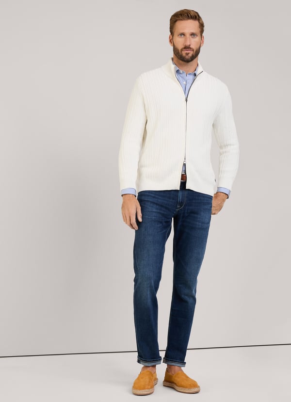 Façonnable jeans efecto desgastado fit regular