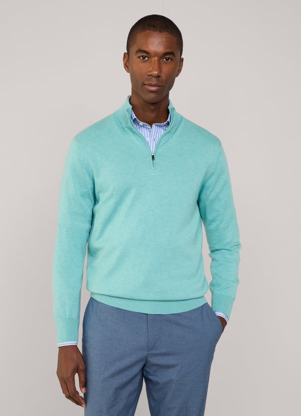 Façonnable Jersey Cierre Media Cremallera