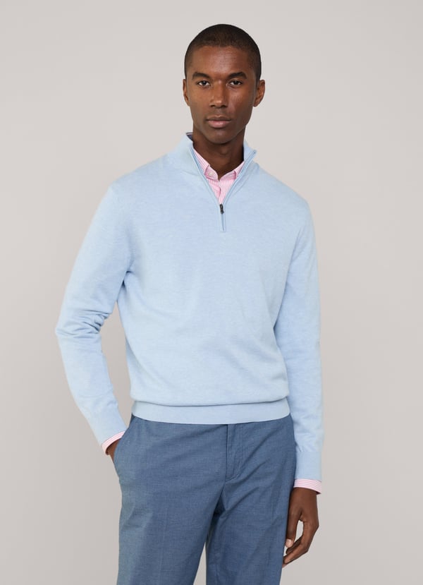 Façonnable Jersey Cierre Media Cremallera